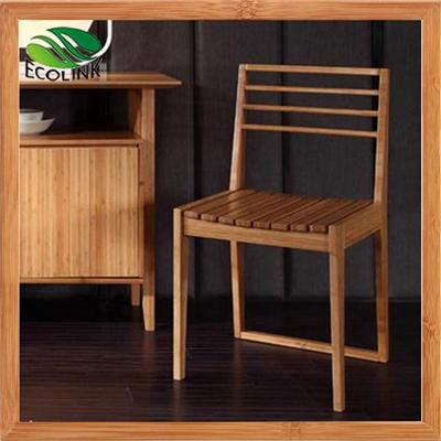 Bamboo Wood Dining Chair Arm Side Chair