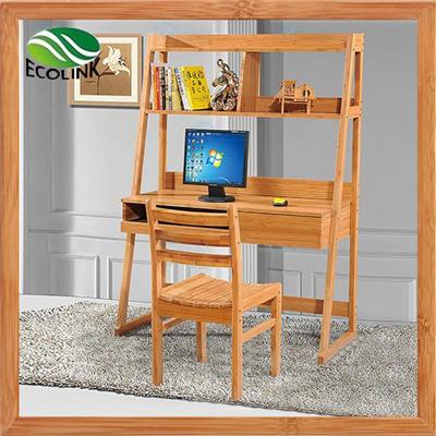 Bamboo Wood Home Office Computer PC Laptop Study Table Desk Workstation