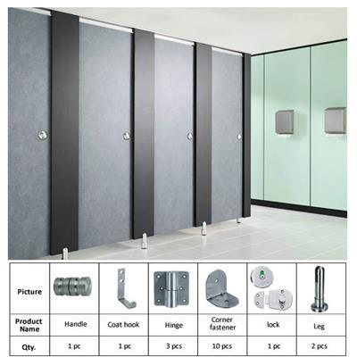 Anti-bacterial And Moisture-proof HPL Swimming Pool Shower Room Partition
