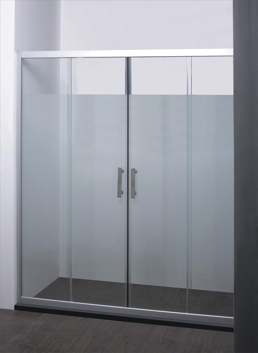 Стеклянные двери, стеклянные перегородки для ванной комнаты (YJ-302)