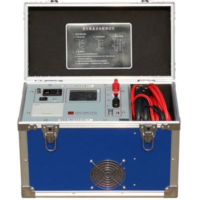 Transformer resistance tester with 5A DC