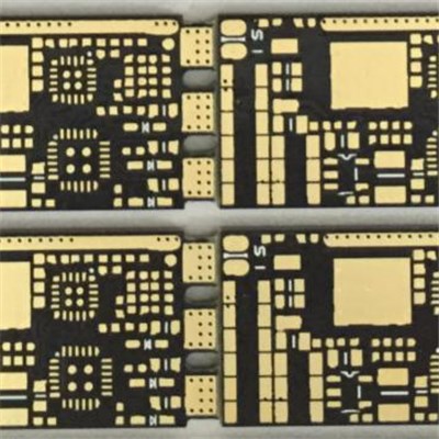 Rigid 8 Layer Blind And Buried Vias Pcb With Black Solder Mask And 1.2mm Board Thickness