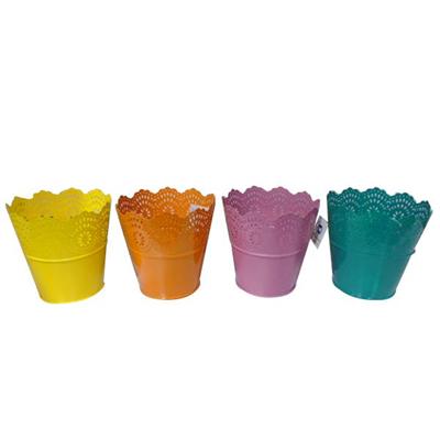 Candy Color/Pastoral Style /lace /countryside Minimalist Style Iron Flower Pots