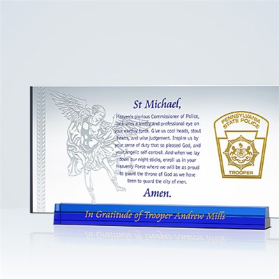 St Michael's Prayer Plaque