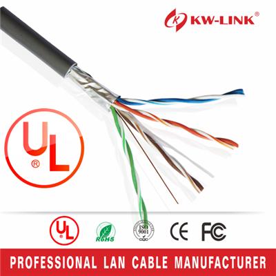 24AWG 0.5mm Cat5e FTP CCA Ethernet Cable,UL Listed, CM rated