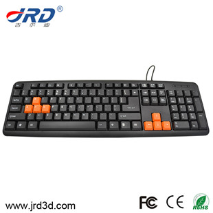 JRD-KB001 Standard 104 Keys USB Wired Keyboard