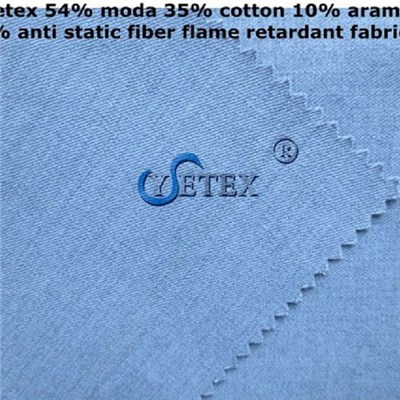 Modacry/cotton/aramid/anti Static Fabric