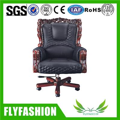 Hot Sale Luxury Antique Office Leather Chairs With Wooden