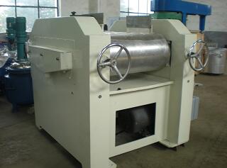 three roller mill grinding machine for lipstick paste material plastic