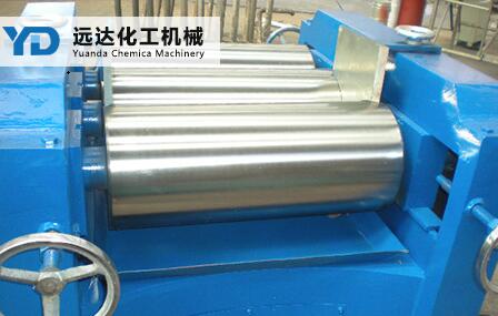 Triple roll three roller grinding milling mill machine