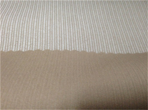 polyester stripe suede fabric