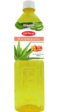 OKYALO 1.5L Peach Aloe Vera Drink