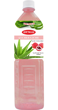 OKYALO 1.5L Lychee Aloe Gel Drink