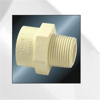 HIGH QUALITY DIN PN16 WATER SUPPLY CPVC MALE SOCKET WITH GREY COLOR