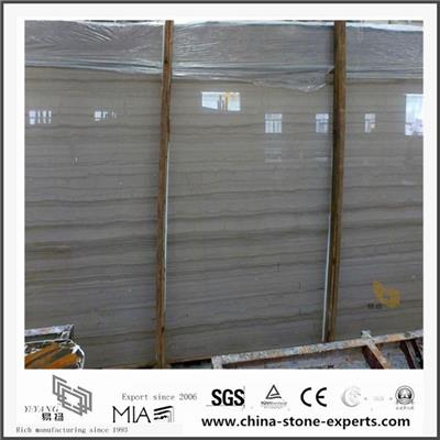 China Athens Wood Vein Cut Grey Marble Stone For Hotel Design