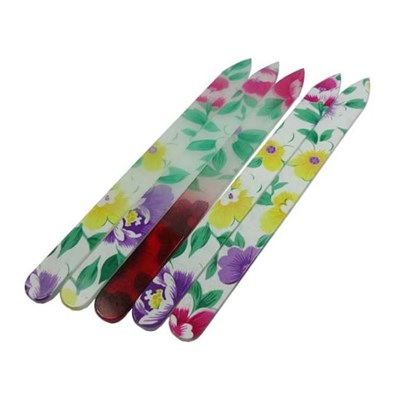 Glass Nail Files Decorated by Photo-printing