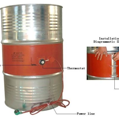 55 And 5 Gallon Drum Heater Blankets Easy Installation Removal