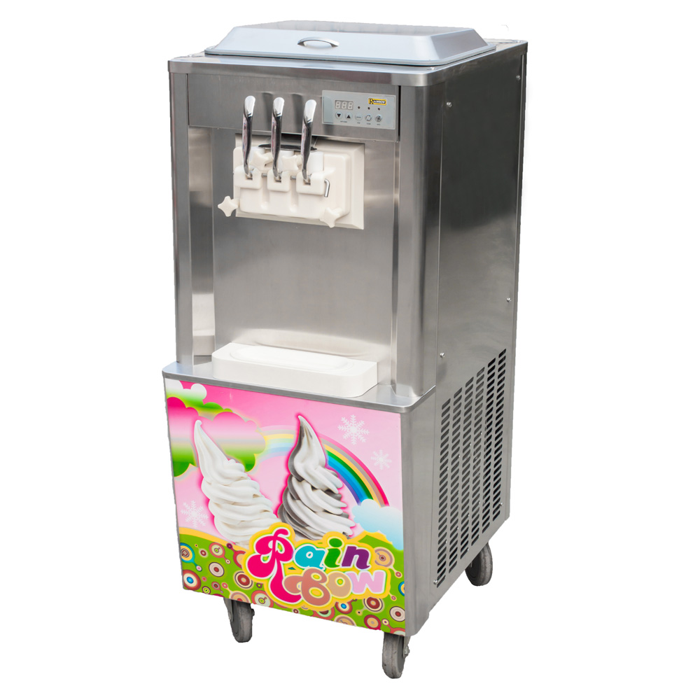 commercial floor soft ice cream machine 