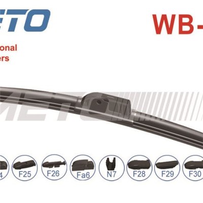 100% natural rubber wholesale cheap 9 Adapters Wiper Blade