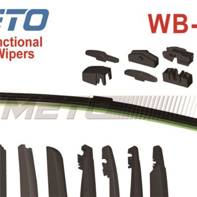 Natural rubber with graphite coated Multifunctional Rear Wiper Blade for WB-R04