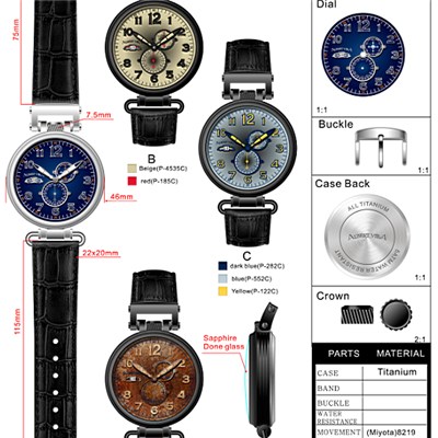 High Quality Titanium Watch
