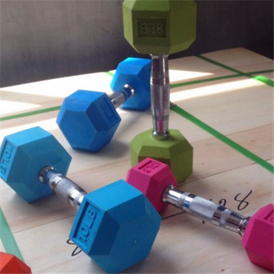 Colorful Rubber Dumbbell