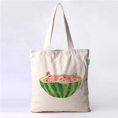 Hand Painted Thick Canvas Fashion Leisure Low Price Canvas Bag