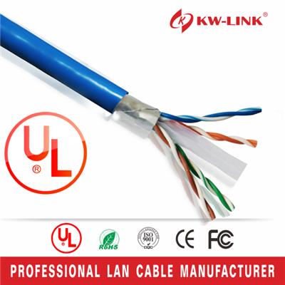 23AWG Cat6 BC FTP Solid Network Cable, 1000Ft