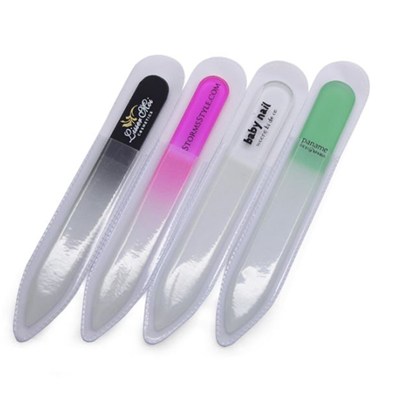 Cheap Personalised Glass Files Favors Promotional Nail Filer And Buffer No Minimum
