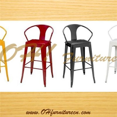White Or Black Tolix Cafe Bar Chair Metal Chair