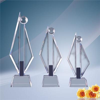 Custom Design Crystal Sphere Trophy