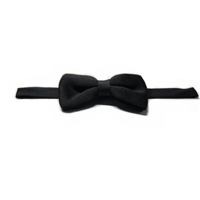 Knit Black Bow Tie For Men