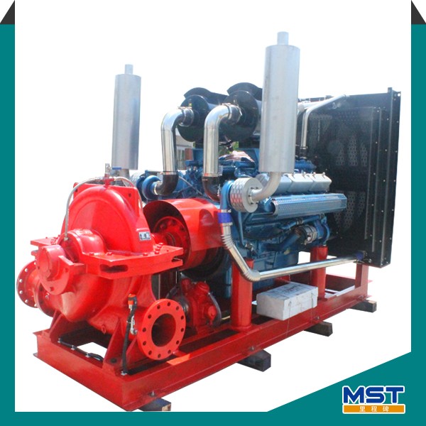 diesel high pressure split case centrifugal water pump  engine diesel transfer pump Fire pump