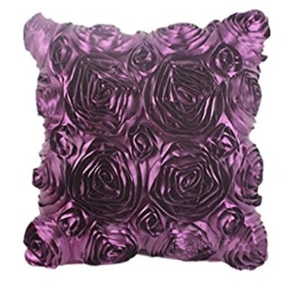 classy 3D flower pillow case