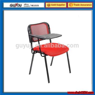 Y-1818C Red Fabric Seat Office Mesh Chair With Tablet