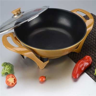 Simple Style Non Stick Cheap Electric Ceramic Saute Pan India Electric Frying Pan