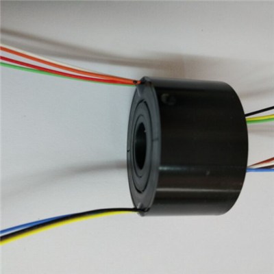 Small Through Hole Slip Ring With Compact Design ID 12mm,8circuits, 20mm Height
