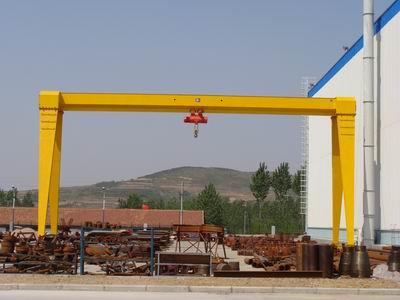 20ton single girder gantry crane with electric hoist