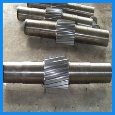 Precise Machining Alloy Steel Forging Gear Shaft / Central Shaft For Crane Driving Wheel