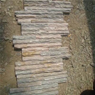 Wooden Yellow Cleft Pull Culture Stone