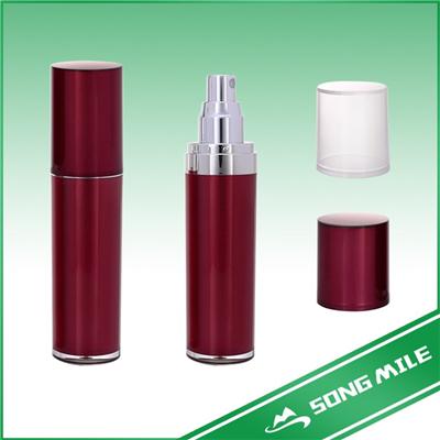 UV Coating Customized Empty Lotion Bottles With Metal Cap