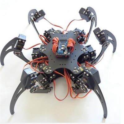 DIY Electric Spider Robot Educational Assembles Toy For Children With Retail Box