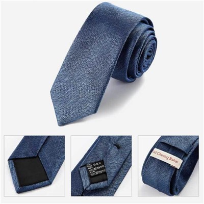 Custom Designed Solid Color Skinny Men's Ties