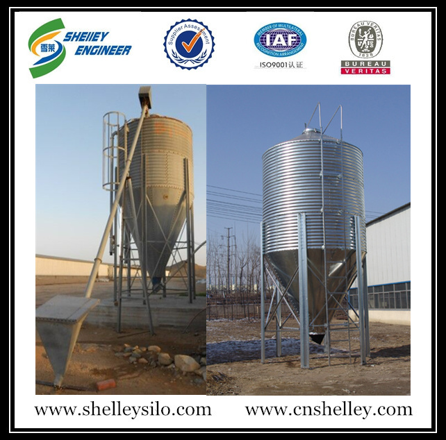 10 ton used poultry feed silo