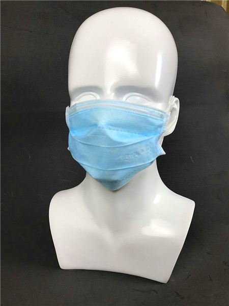 Disposable three layer anti haze PM2.5 protective  non-woven flat sunscreen mask 
