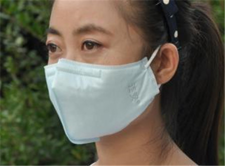 warm breathable Fashion Blue anti haze PM2.5 non-woven mask,disposable skin electrostatic adsorption non-woven folding mask