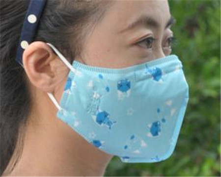 breathable cotton spunlace non-woven mask dust-proof anti haze PM2.5 folding disposable masks