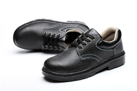 Oil resistant black leather low electrical insulation safety shoes,steel head anti smashing puncture proof shoes