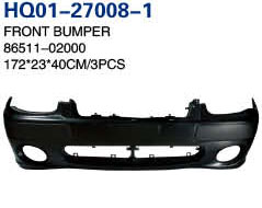 Atos 2001 Bumper, Front Bumper With Fog Lamp Hole, Front Bumper Without Fog Lamp Hole, Front Bumper Support, Rear Bumper, Rear Bumper Support, Front Bumper Meshwork , , 86530-06