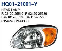 Accent 2003 Auto Lamp, Headlight, Headlight Crystal, Tail Lamp, Back Lamp, Rear Lamp, Fog Lamp , , , , , , , , 